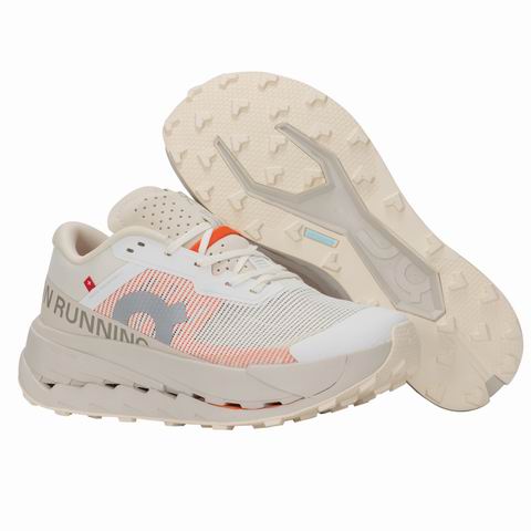 (image for) Cheap ON Cloudultra 3 White Orange Men's Women's Shoes-7